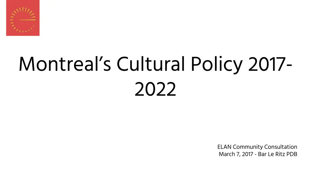 montreal s cultural policy 2017 2022