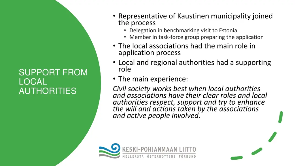 representative of kaustinen municipality joined