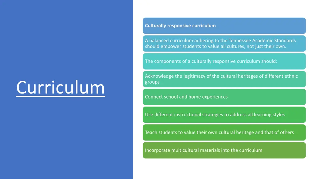 culturally responsive curriculum