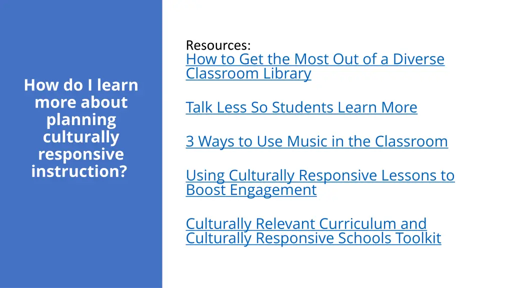 resources how to get the most out of a diverse