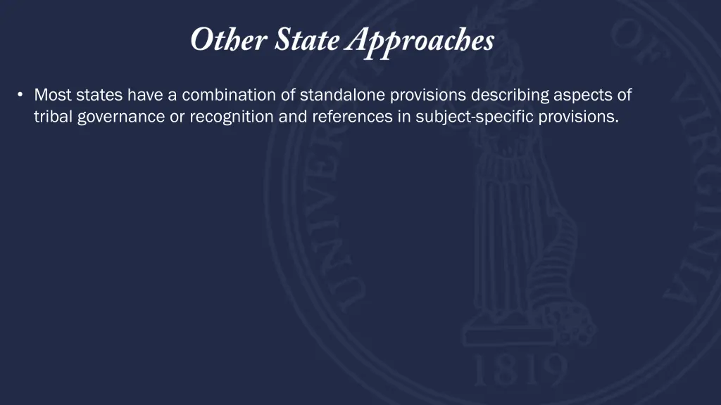 most states have a combination of standalone