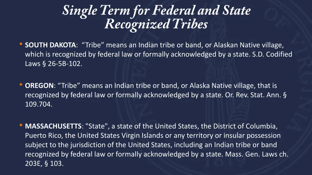 south dakota tribe means an indian tribe or band