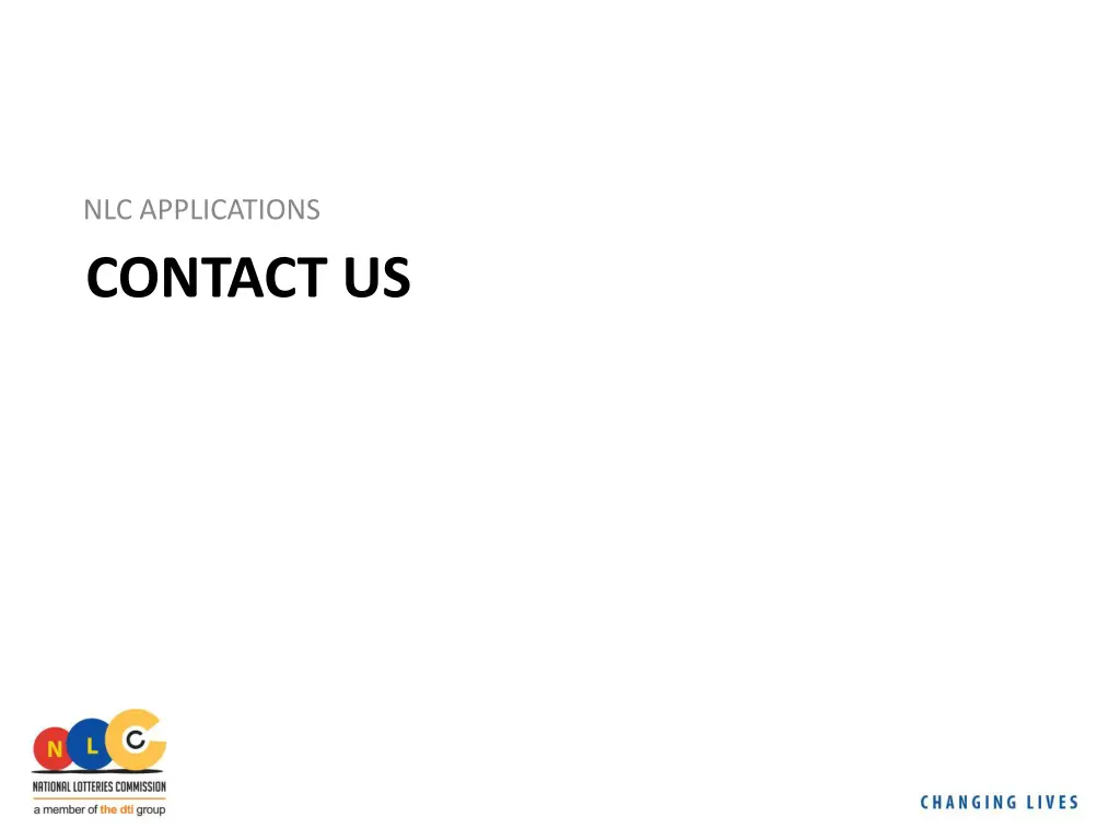 nlc applications
