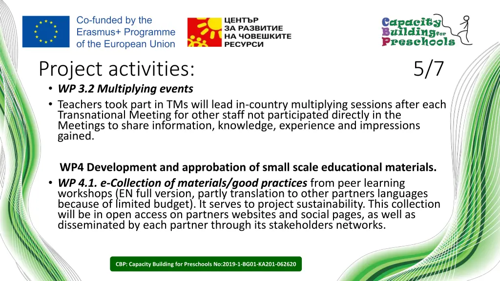 project activities wp 3 2 multiplying events