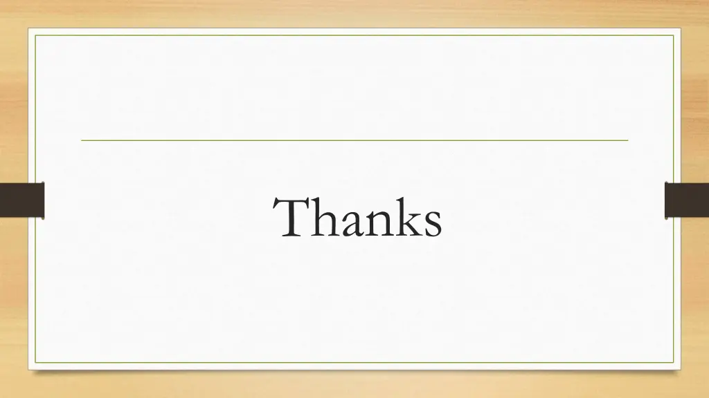 thanks