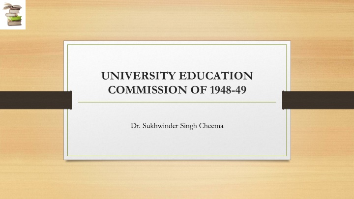 university education commission of 1948 49