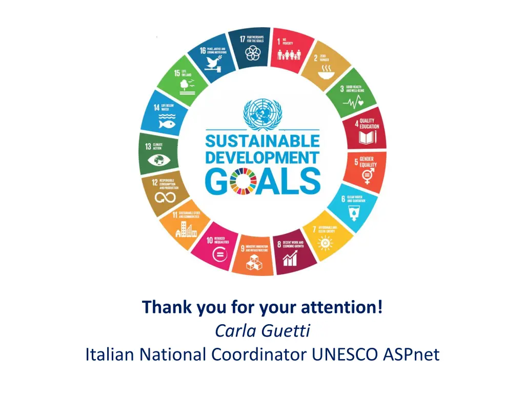 thank you for your attention carla guetti italian