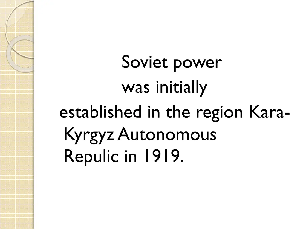 soviet power was initially