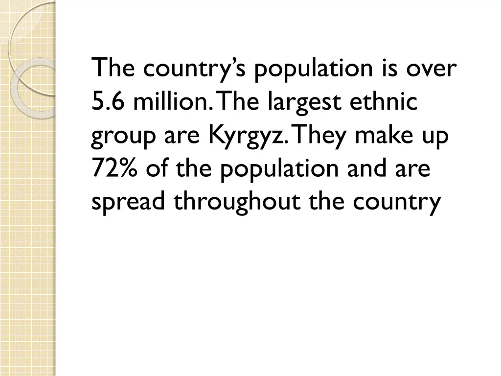 the country s population is over 5 6 million