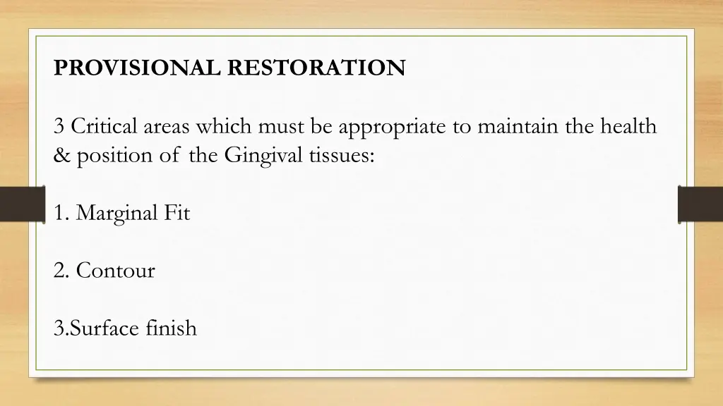 provisional restoration