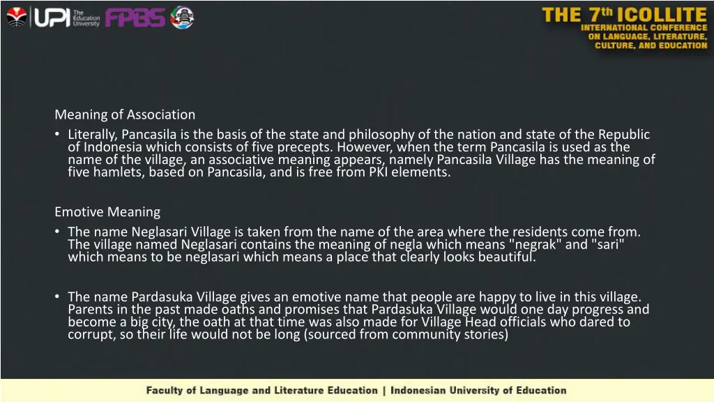 meaning of association literally pancasila