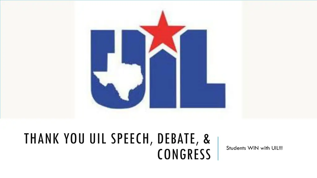 thank you uil speech debate