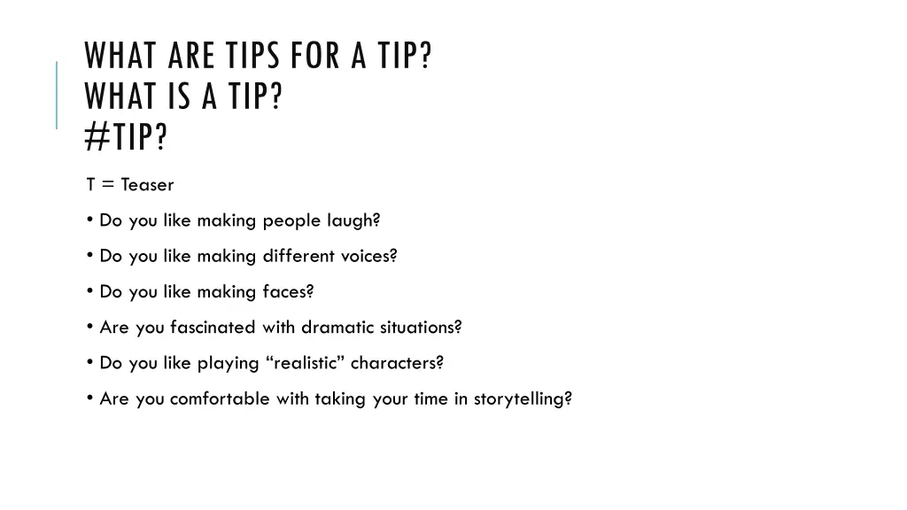 what are tips for a tip what is a tip tip