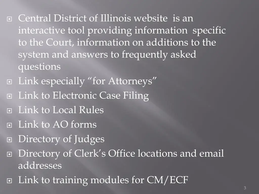 central district of illinois website