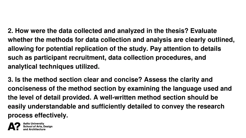 2 how were the data collected and analyzed