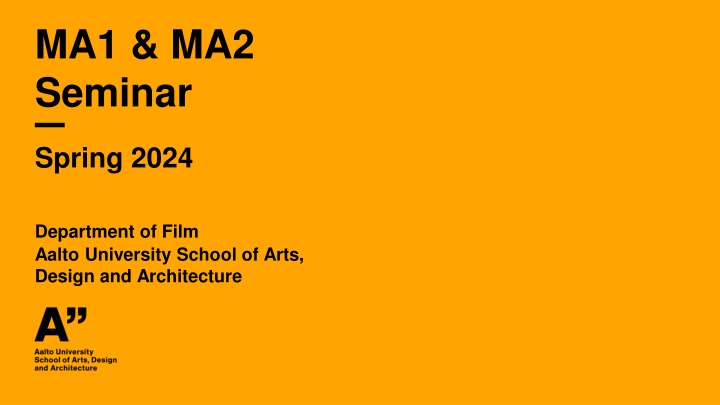 ma1 ma2 seminar