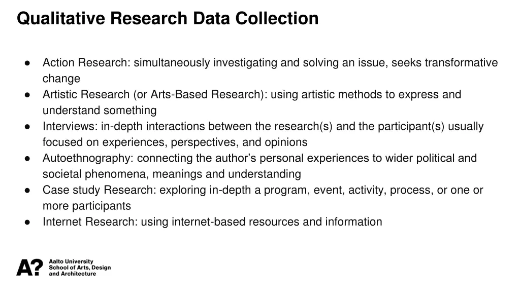 qualitative research data collection