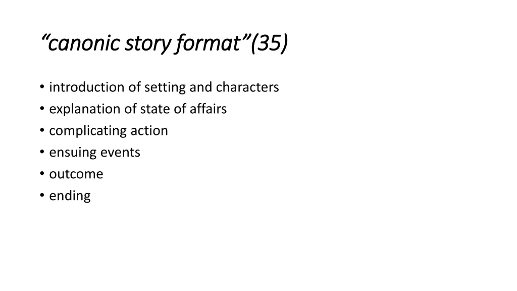 canonic story format 35 canonic story format 35