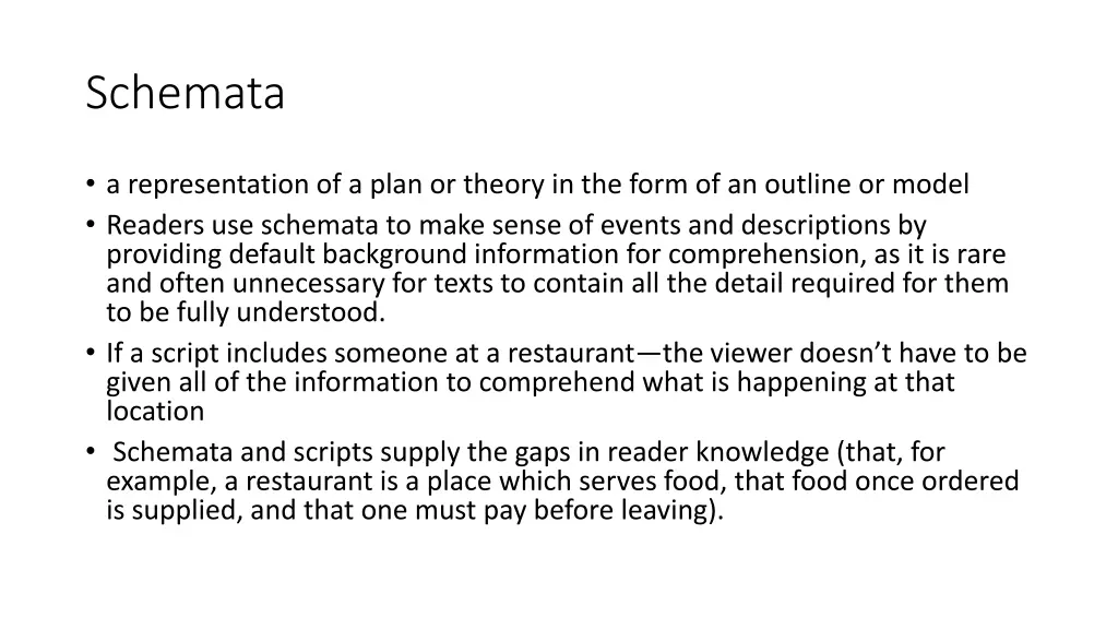 schemata