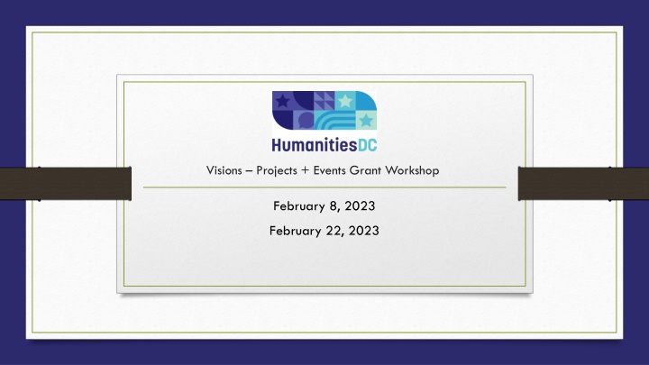 visions projects events grant workshop