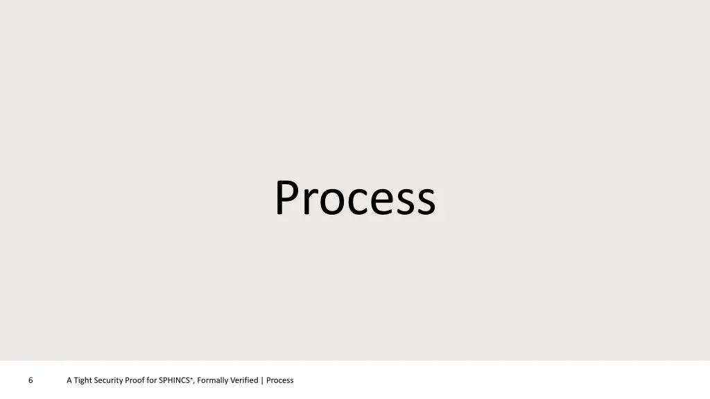 process
