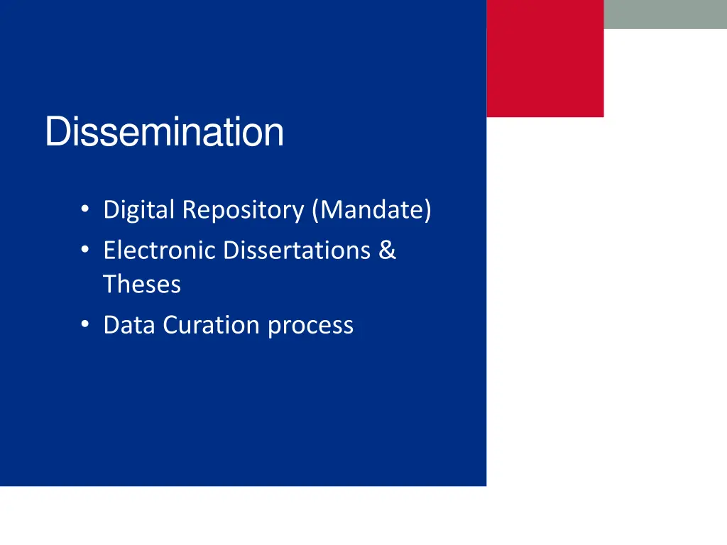 dissemination