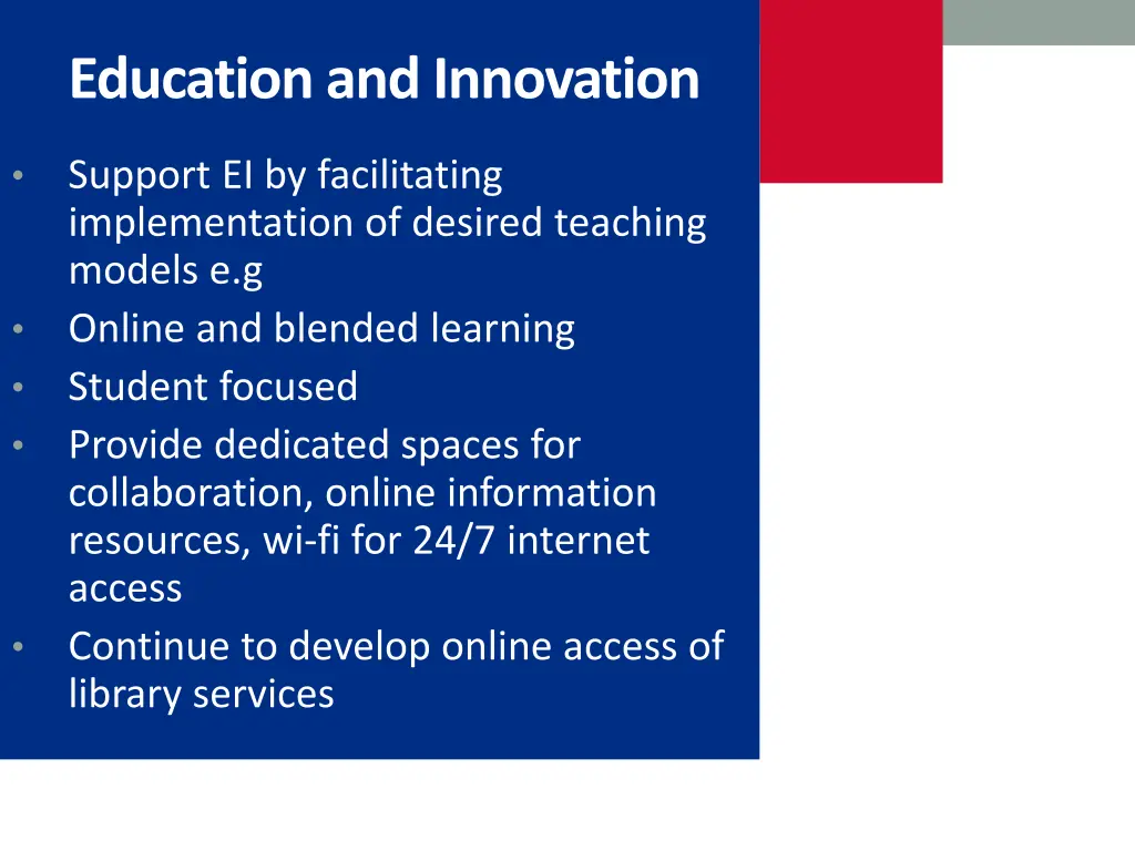 education and innovation