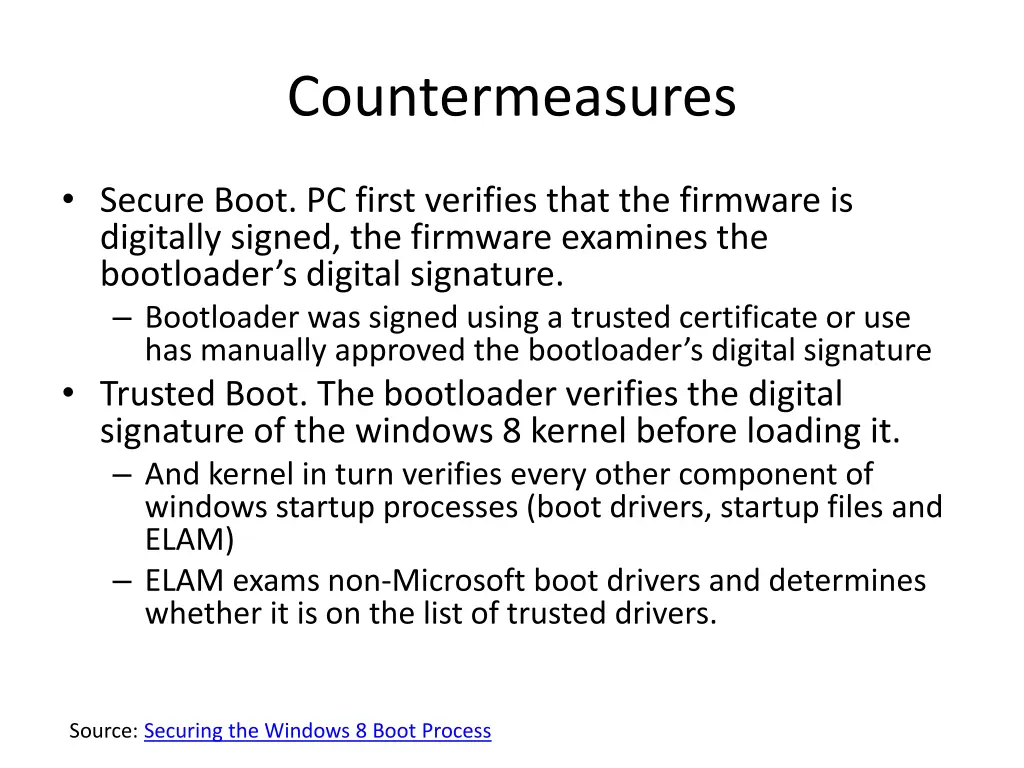 countermeasures