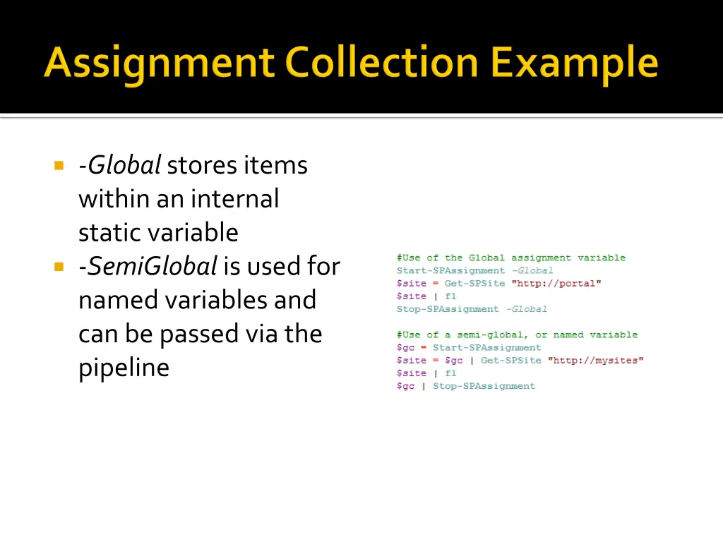 global stores items within an internal static