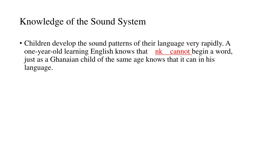knowledge of the sound system 3