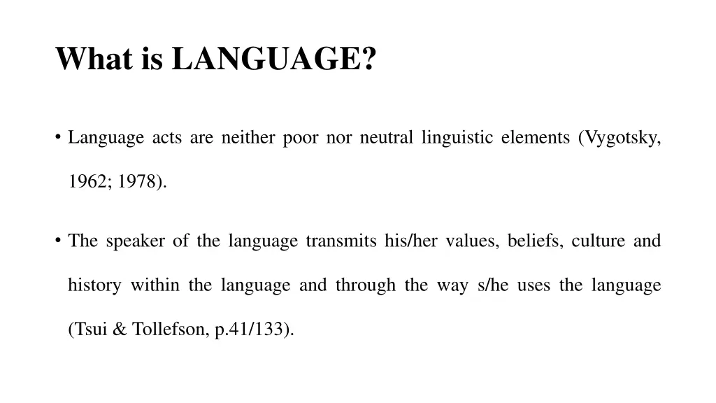 what is language 1