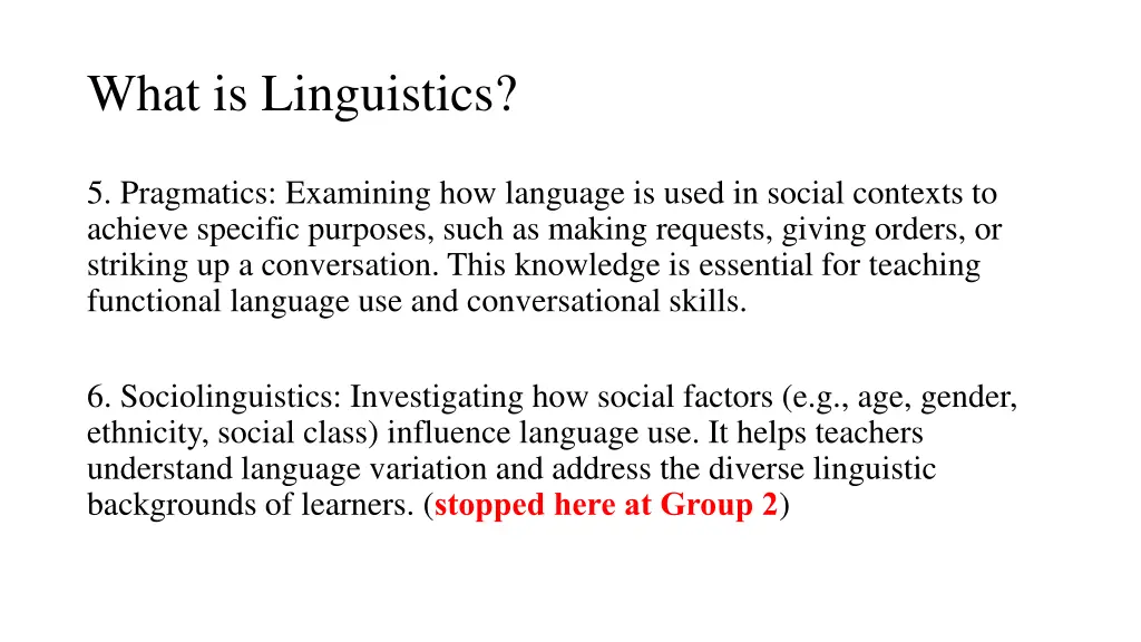 what is linguistics 3