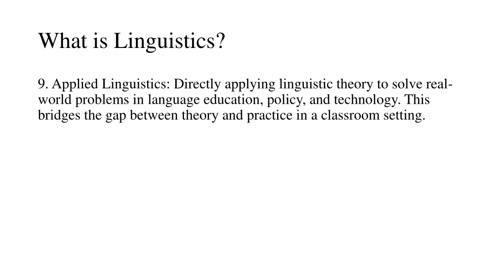 what is linguistics 5