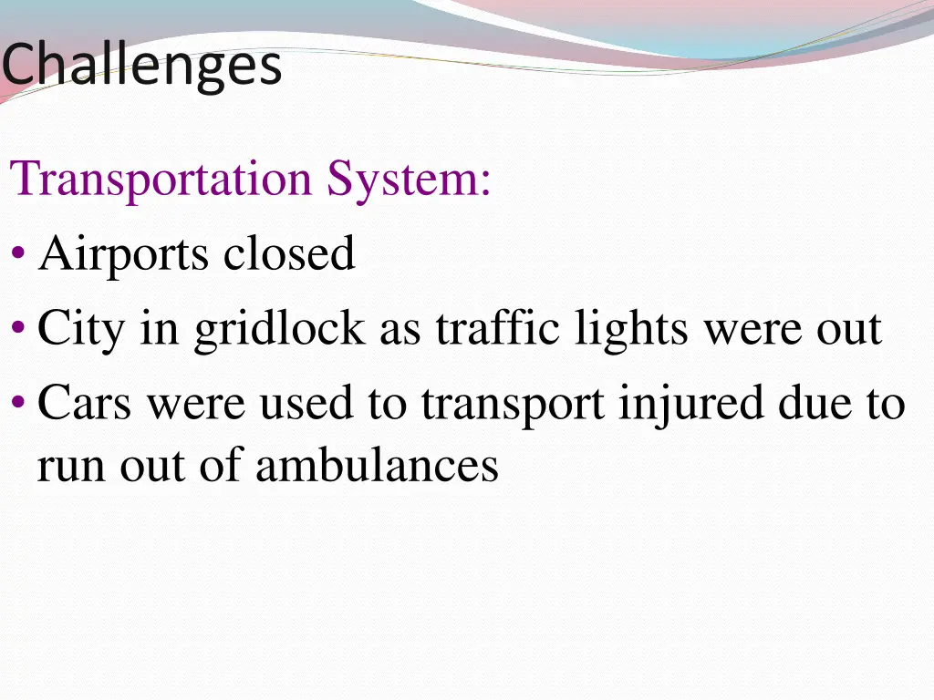 challenges