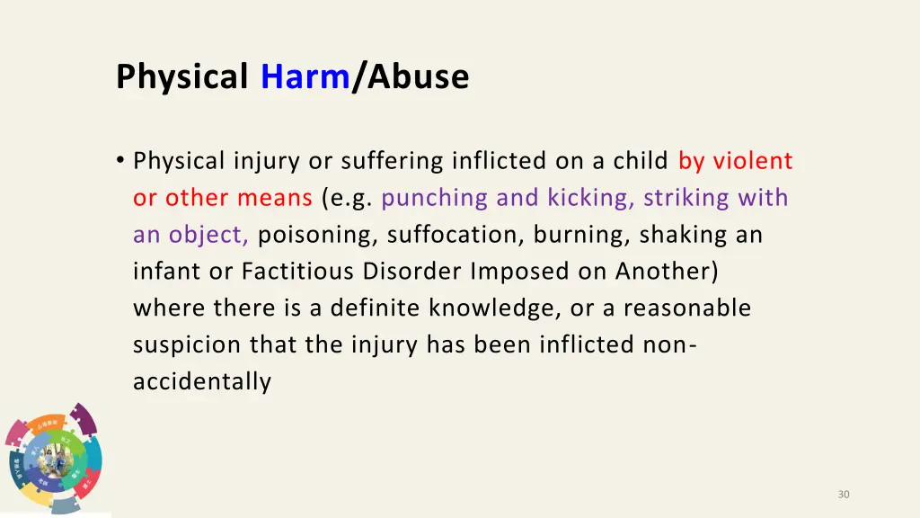 physical harm abuse