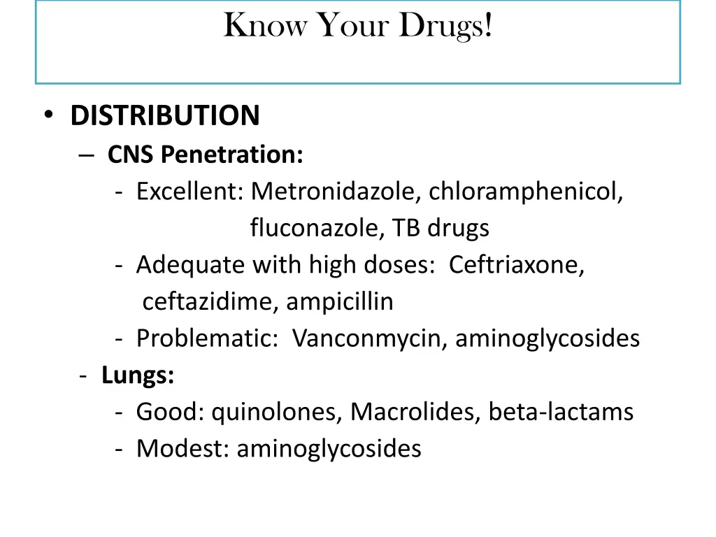 know your drugs 2