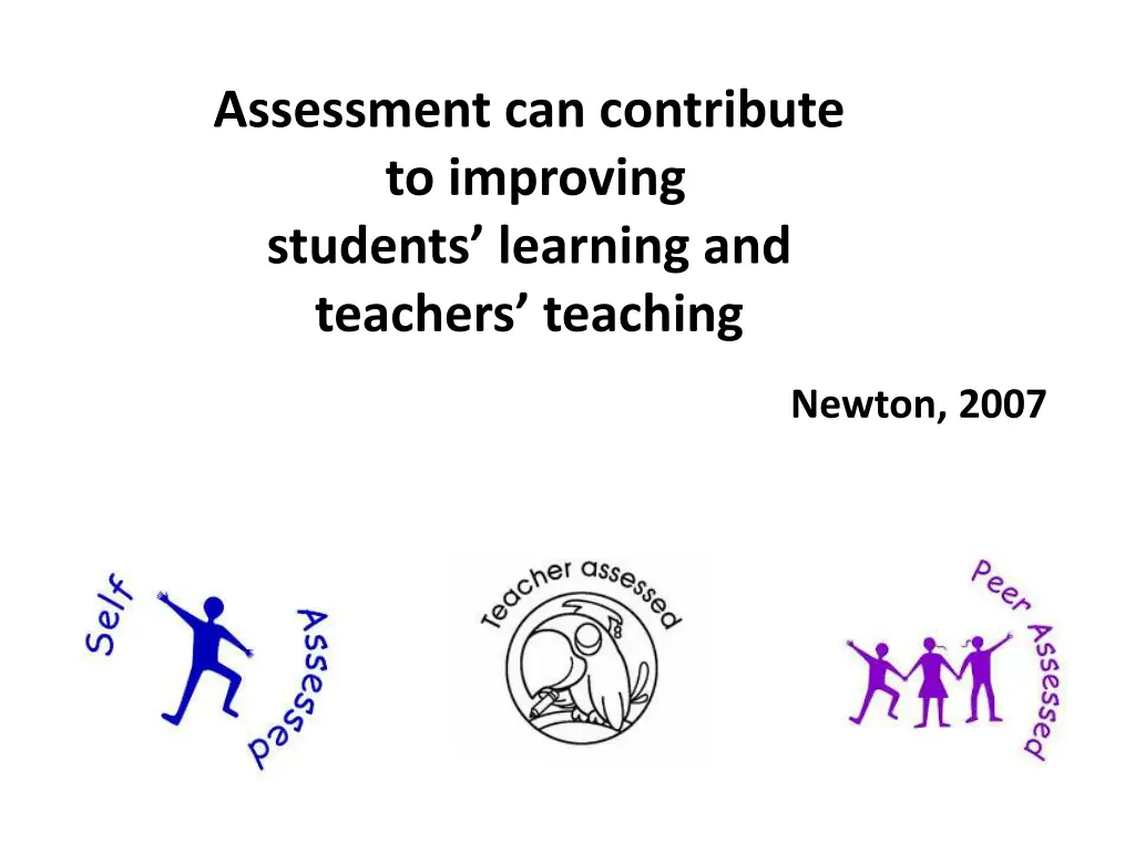 assessment can contribute to improving students