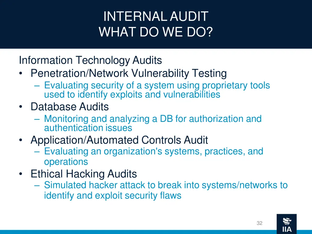 internal audit what do we do 1