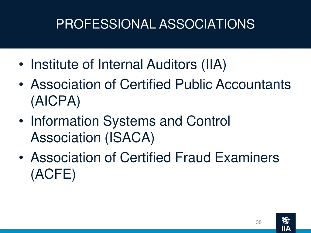 professional associations
