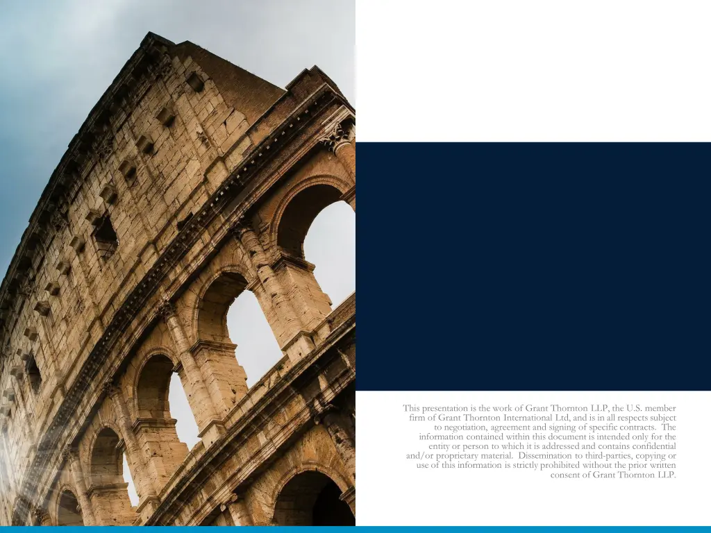 this presentation is the work of grant thornton