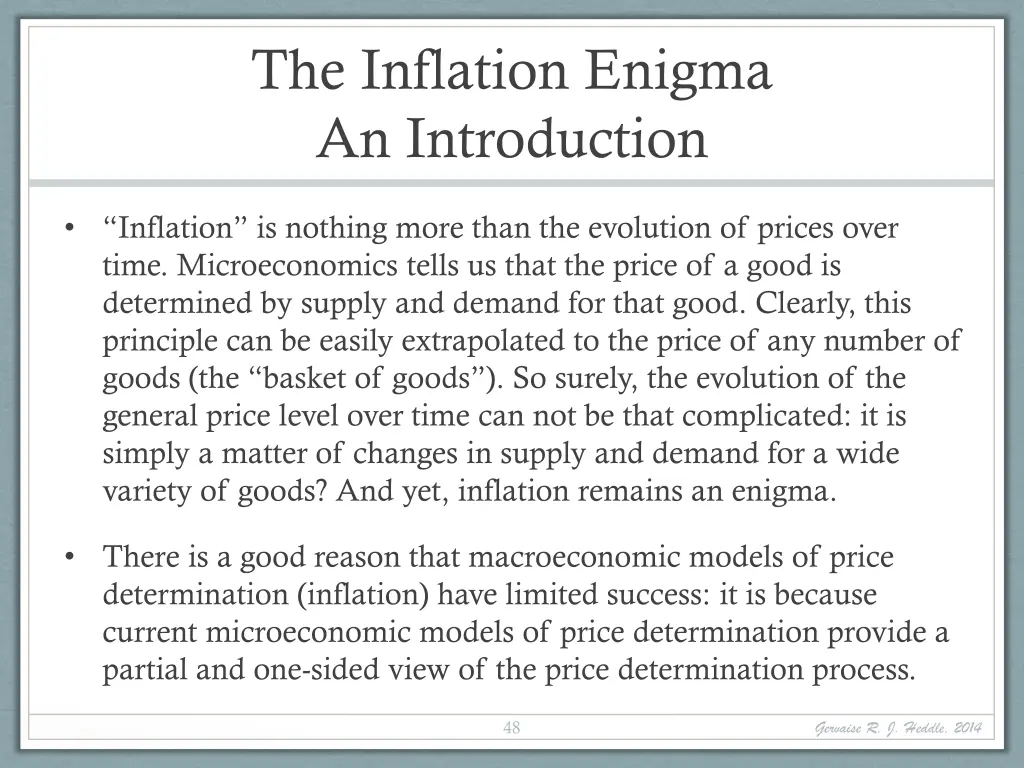 the inflation enigma an introduction