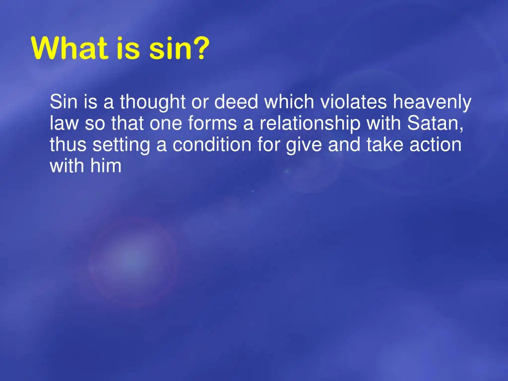 what is sin