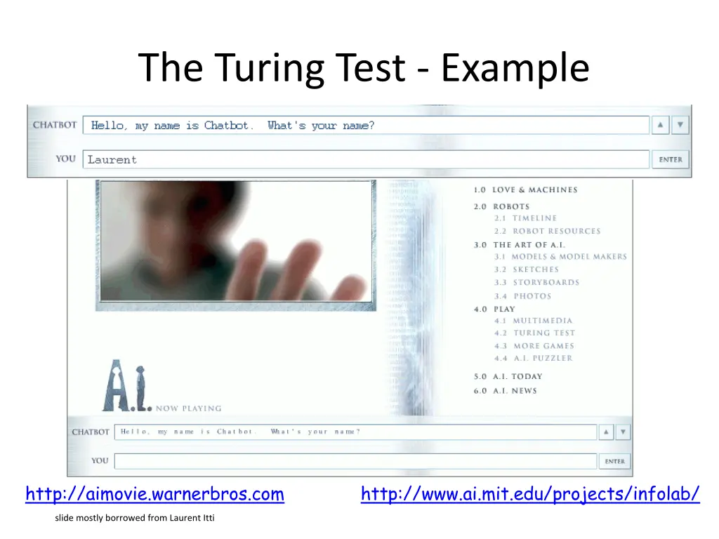 the turing test example 1