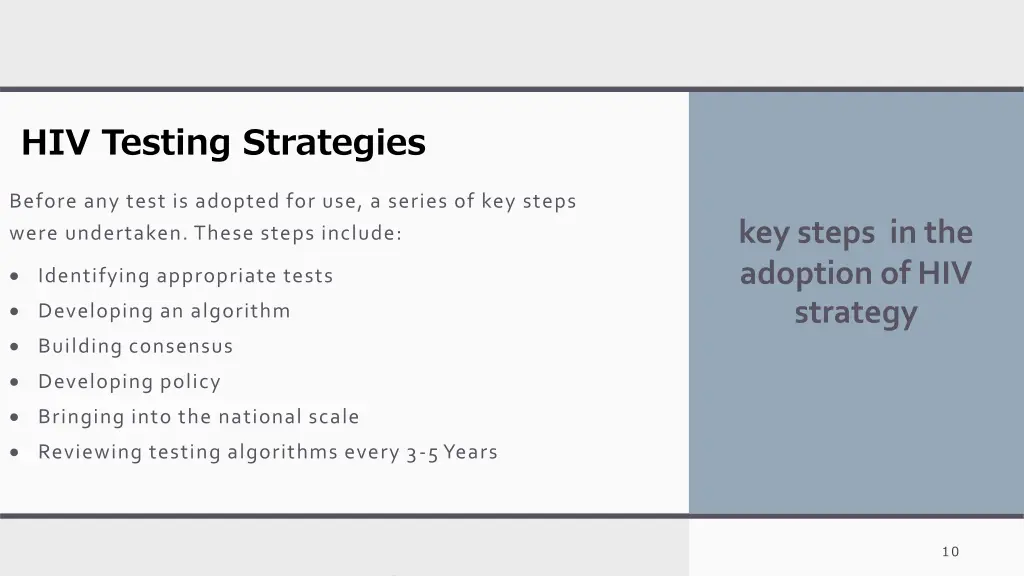 hiv testing strategies