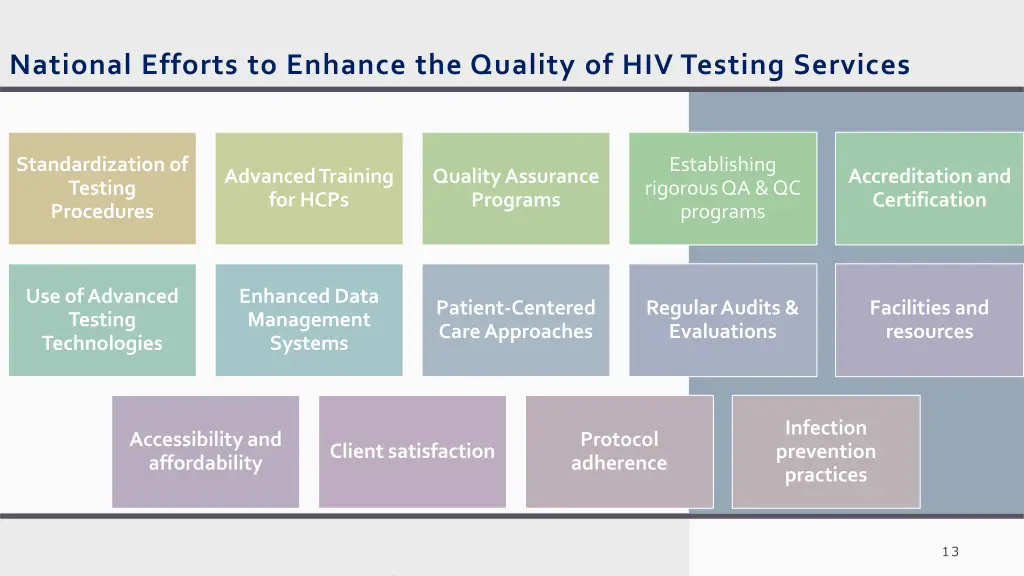 national efforts to enhance the quality