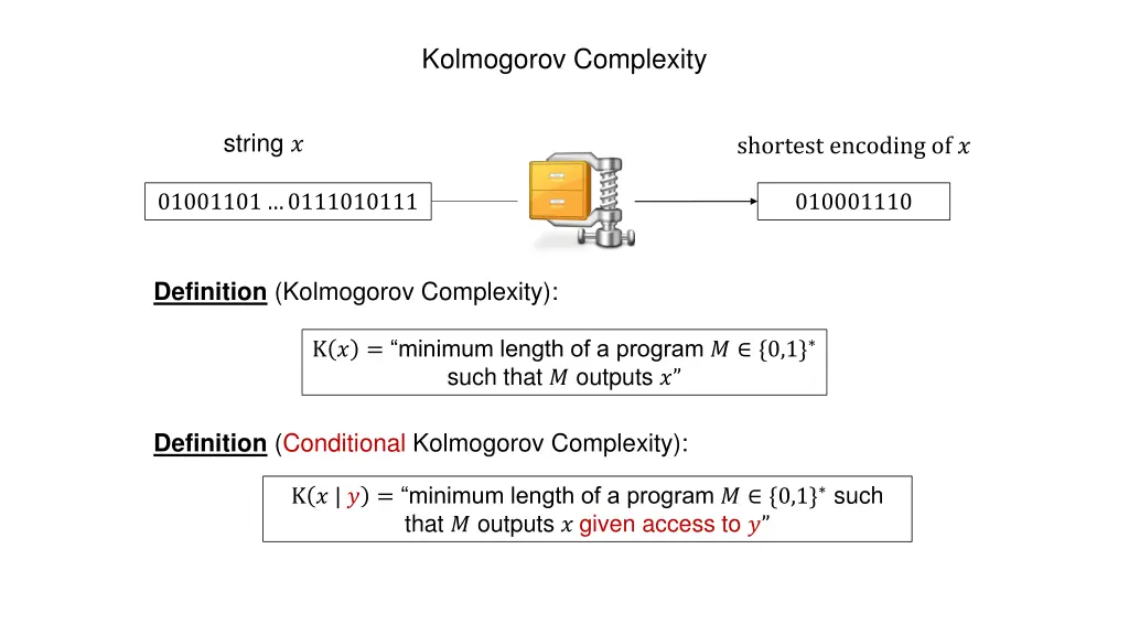kolmogorov complexity 1