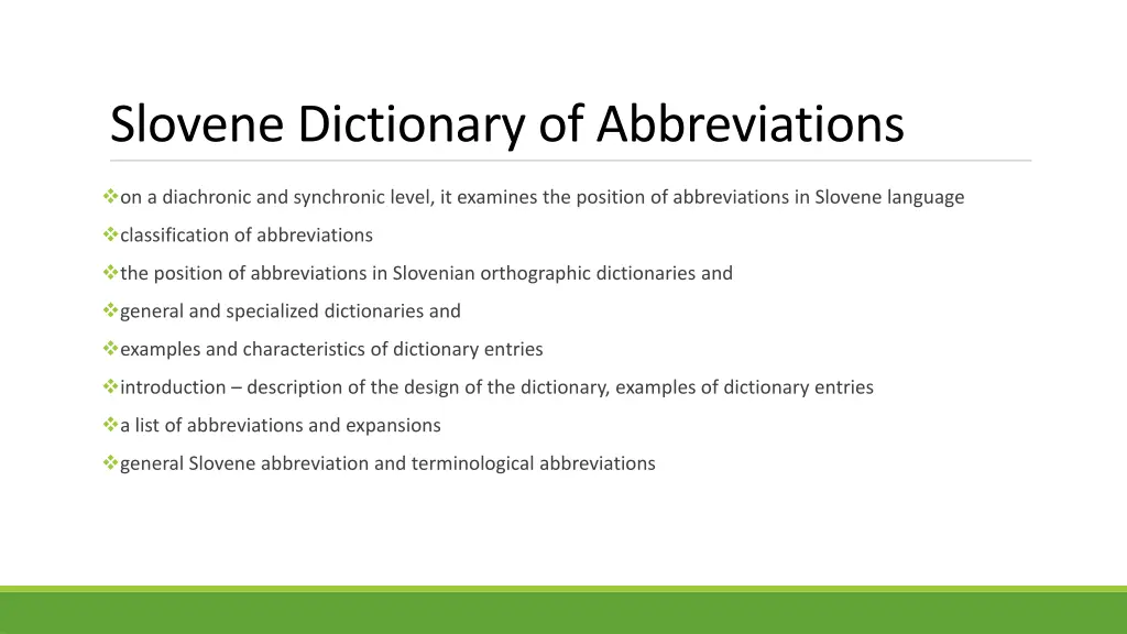 slovene dictionary of abbreviations