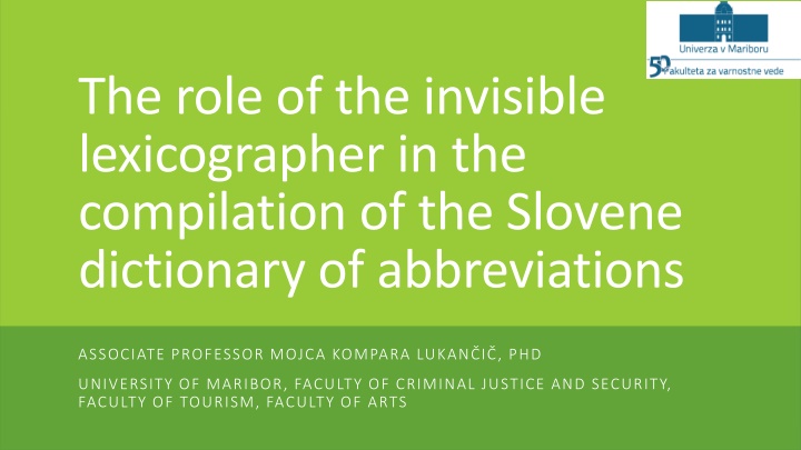 the role of the invisible lexicographer