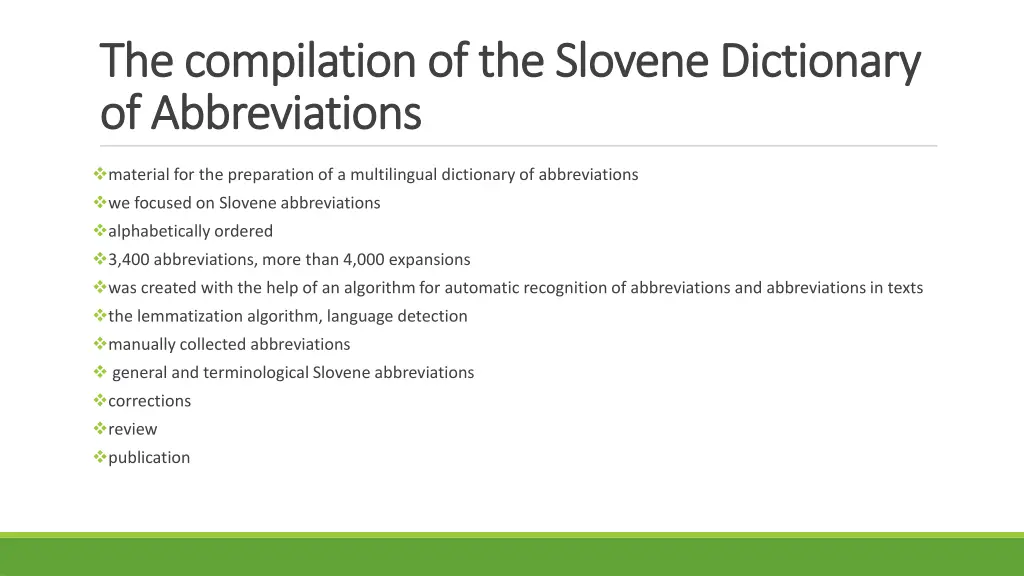 the the compilation compilationof ofthe