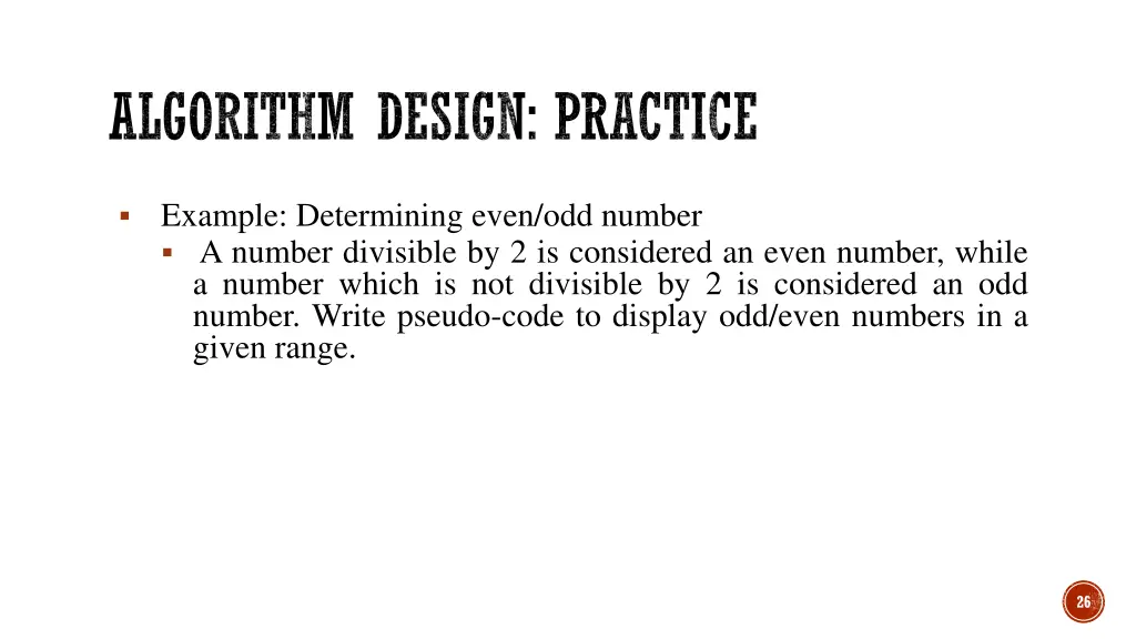 algorithm design practice